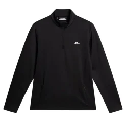 Aerial Quarter Zip Mid Layer Svart-J.Lindeberg Hot