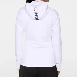 Aerialle Zip Hood Vit-J.Lindeberg Discount