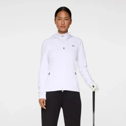 Aerialle Zip Hood Vit-J.Lindeberg Discount