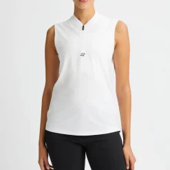Annie Sleeveless Top Vit-Röhnisch Hot