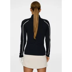 Aubree Knitted Zip Sweater Blå-J.Lindeberg Sale