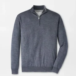 Autumn Crest Quarter-Zip Grå-Peter Millar