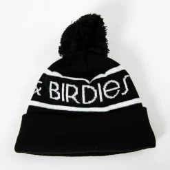Bobble Hat Svart Vit-Bogeys & Birdies Sale