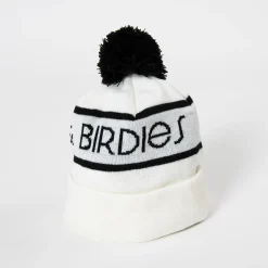 Bobble Hat Vit Svart-Bogeys & Birdies New