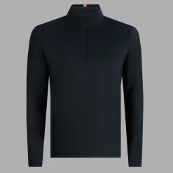 Brushed Back Tech Quarter Zip Svart-G/Fore Discount