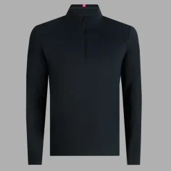 Brushed Back Tech Quarter Zip Svart-G/Fore Discount