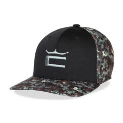 Camo Crown C Snapback Cap Svart-Cobra Discount