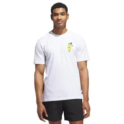 Chip In Nyc Graphic T-Shirt Vit-Adidas Outlet