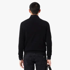 Classic Crew Neck Svart-Lacoste Sale