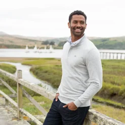 Cloud Quarter Zip 2.-Travis Mathew