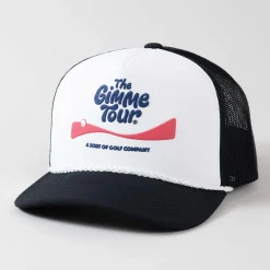 Coke Flakes Trucker Svart Vit-The Gimme Tour Discount