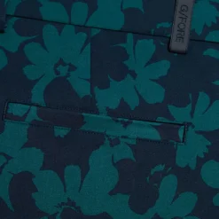 Contrast Floral 4-Way Stretch Blå-G/Fore Hot