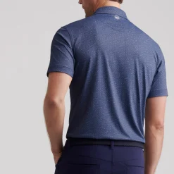Empire Performance Jersey Polo Blå-Peter Millar Discount