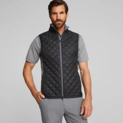Frost Quilted Vest-Puma New