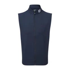Full-Zip Knit Vest Blå-FootJoy Discount