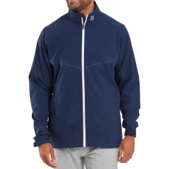 Full-Zip Zephyr Windshirt Blå-FootJoy Clearance