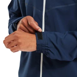 Full-Zip Zephyr Windshirt Blå-FootJoy Clearance