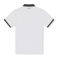 Golf Tech Polo Vit Grön-Goatlane Clearance