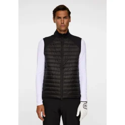 Hayden Quilt Hybrid Vest Svart-J.Lindeberg