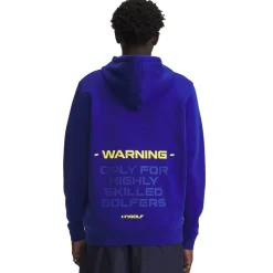 Hazard Warning Hoodie Blå-Under Armour Clearance