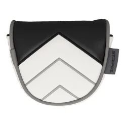 Headcover Putter Mallet Vit Svart-Pure New