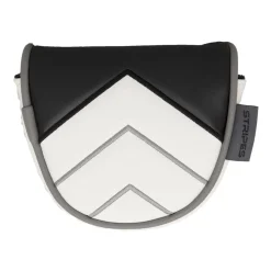 Headcover Putter Mallet Vit Svart-Pure New