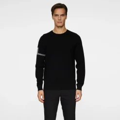Heath Knitted Sweater Svart-J.Lindeberg Discount
