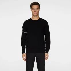 Heath Knitted Sweater Svart-J.Lindeberg Discount