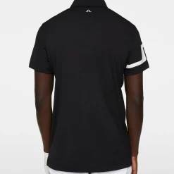 Heath Regular Fit Golf Polo Svart-J.Lindeberg Outlet