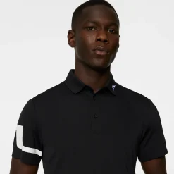 Heath Regular Fit Golf Polo Svart-J.Lindeberg Outlet
