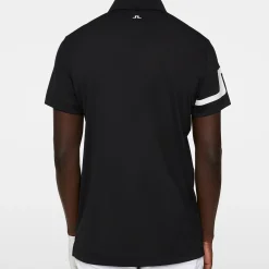 Heath Regular Fit Golf Polo Svart-J.Lindeberg Outlet