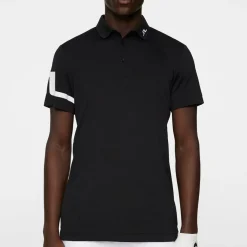 Heath Regular Fit Golf Polo Svart-J.Lindeberg Outlet