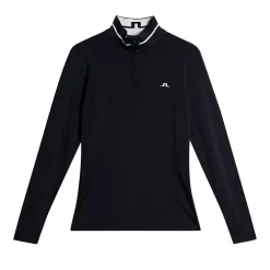 Hertta Long Sleeve Polo Blå-J.Lindeberg Discount