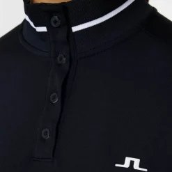 Hertta Long Sleeve Polo Blå-J.Lindeberg Discount