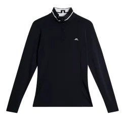 Hertta Long Sleeve Polo Blå-J.Lindeberg Discount