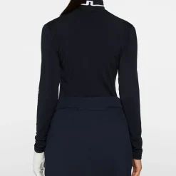 Hertta Long Sleeve Polo Blå-J.Lindeberg Discount