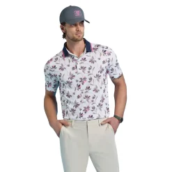 Iris Floral Tech Jersey Vit-G/Fore Clearance