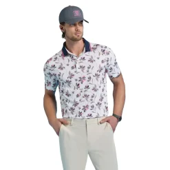 Iris Floral Tech Jersey Vit-G/Fore Clearance
