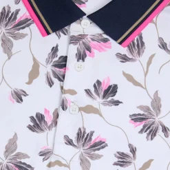 Iris Floral Tech Jersey Vit-G/Fore Clearance