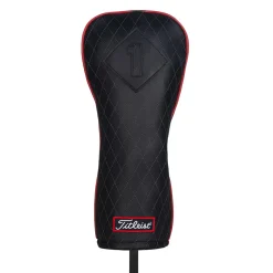 Jet Black Leather Headcover Driver-Titleist Hot
