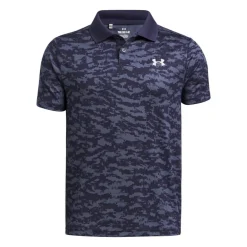 Jr Matchplay Printed Polo Blå-Under Armour Sale