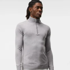 Kian Zipped Golf Sweater Grå-J.Lindeberg Discount