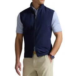 Knit Full Zip Vest Tech Terry-Ralph Lauren Discount