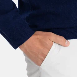 Lambswool Blend Quarter Zip-Lyle & Scott Hot