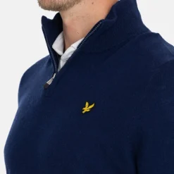 Lambswool Blend Quarter Zip-Lyle & Scott Hot