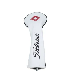 Leather Headcover Fairwaywood White-Titleist Clearance