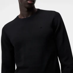 Lyle Merino Crew Neck Sweater Svart-J.Lindeberg Clearance
