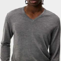 Lymann Merino V-Neck Sweater-J.Lindeberg