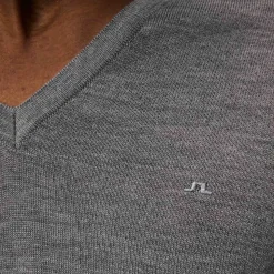Lymann Merino V-Neck Sweater-J.Lindeberg
