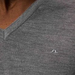 Lymann Merino V-Neck Sweater-J.Lindeberg